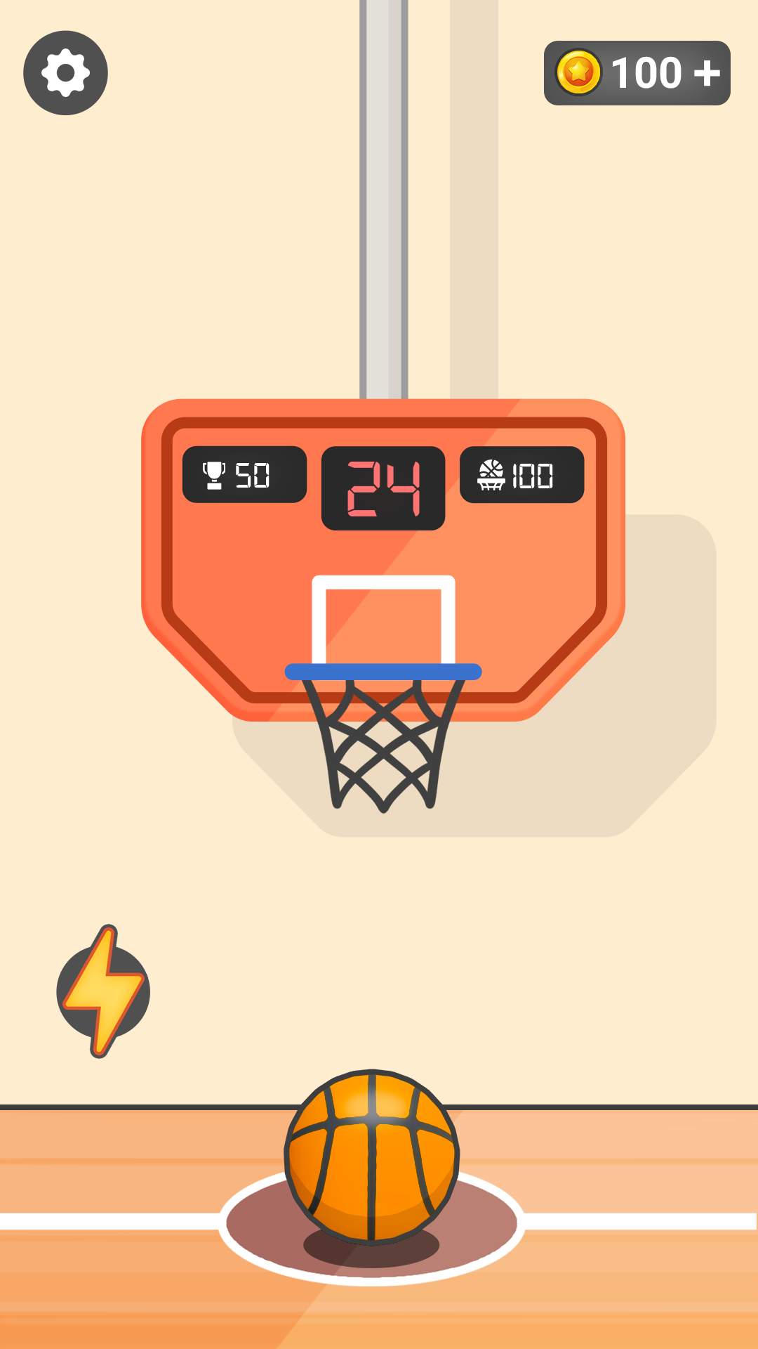 Скриншот игры Basketball - Dunk Shot