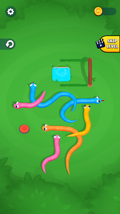 Screenshot of Snake Knot: Sort Puzzle Game