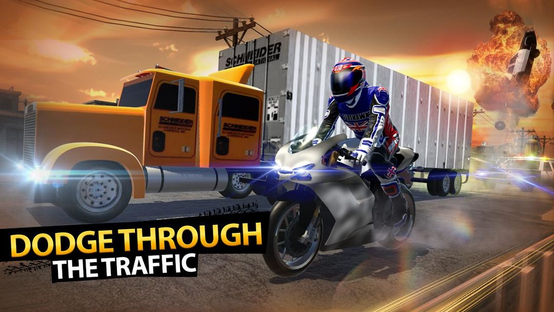 Highway Moto Rider 2 - Traffic Race 게임 스크린 샷