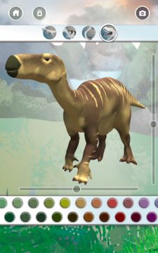 Dinosaurs 3D Coloring Book Game Screenshot