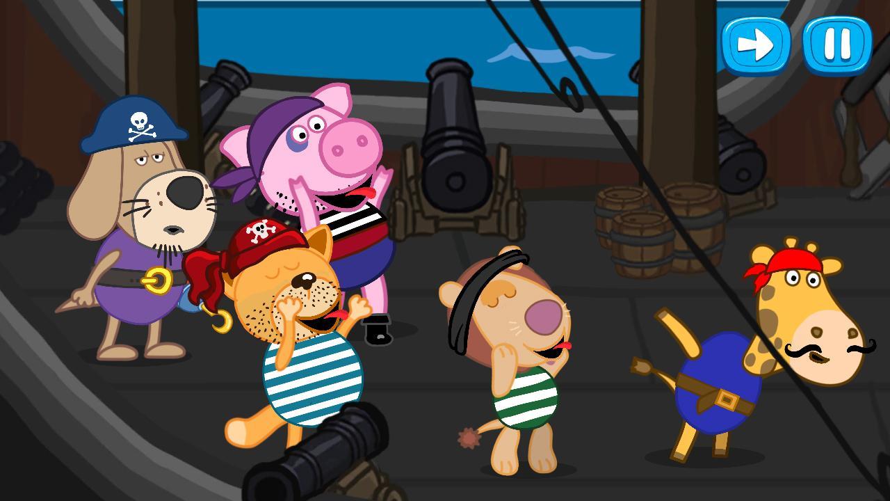 Pirate treasure: Fairy tales Game Screenshot