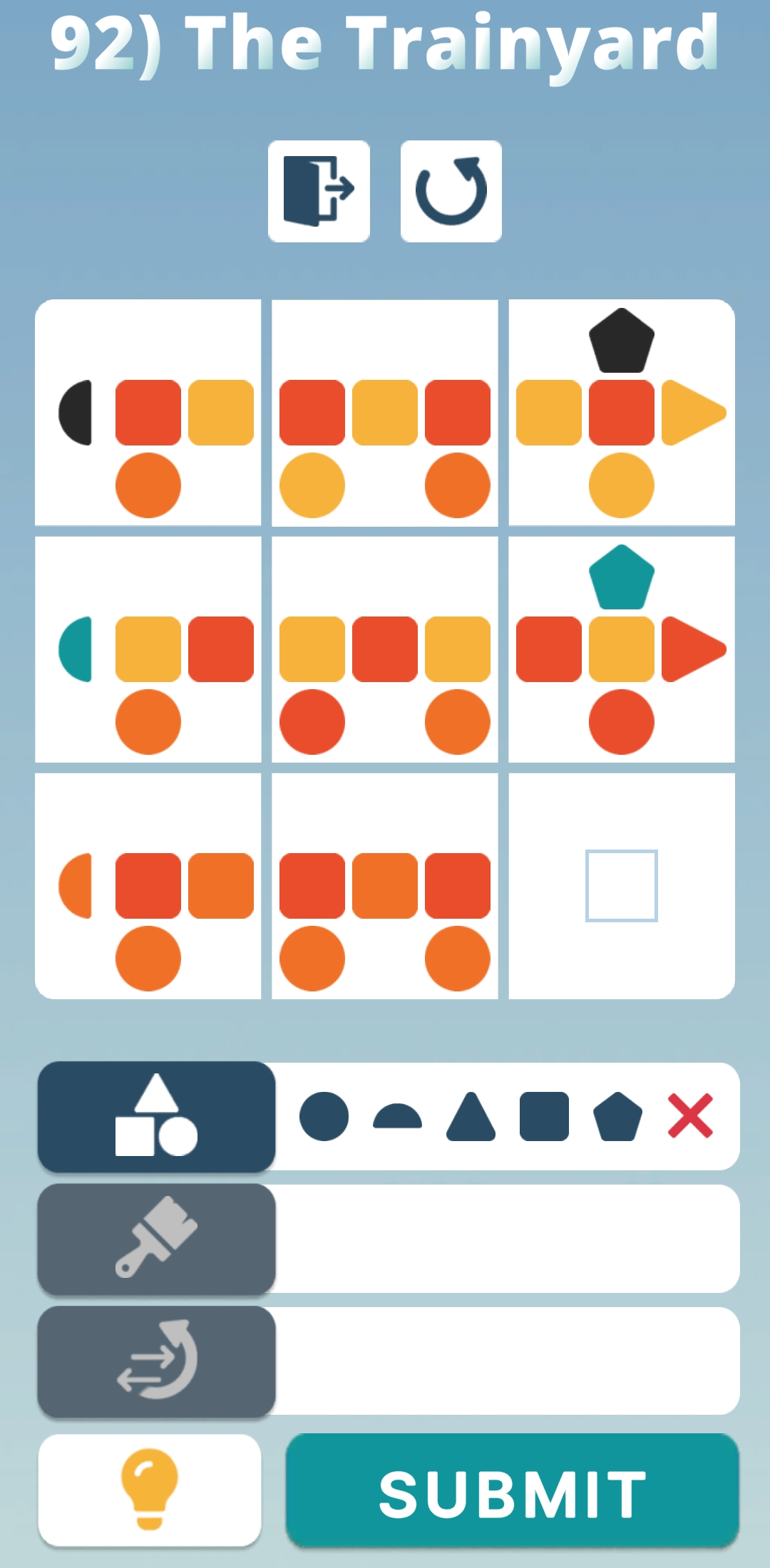 Скриншот игры Shape Logic