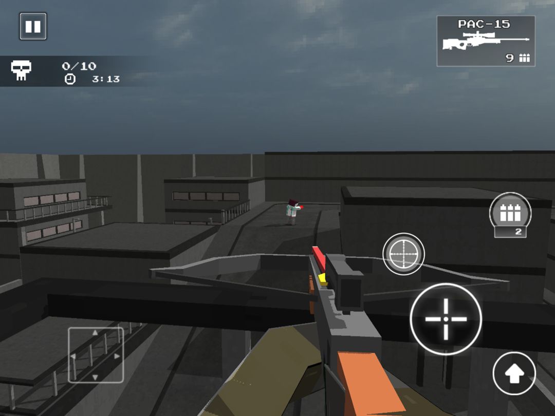 픽셀 스나이퍼 3D - Z 저격게임 게임 스크린 샷