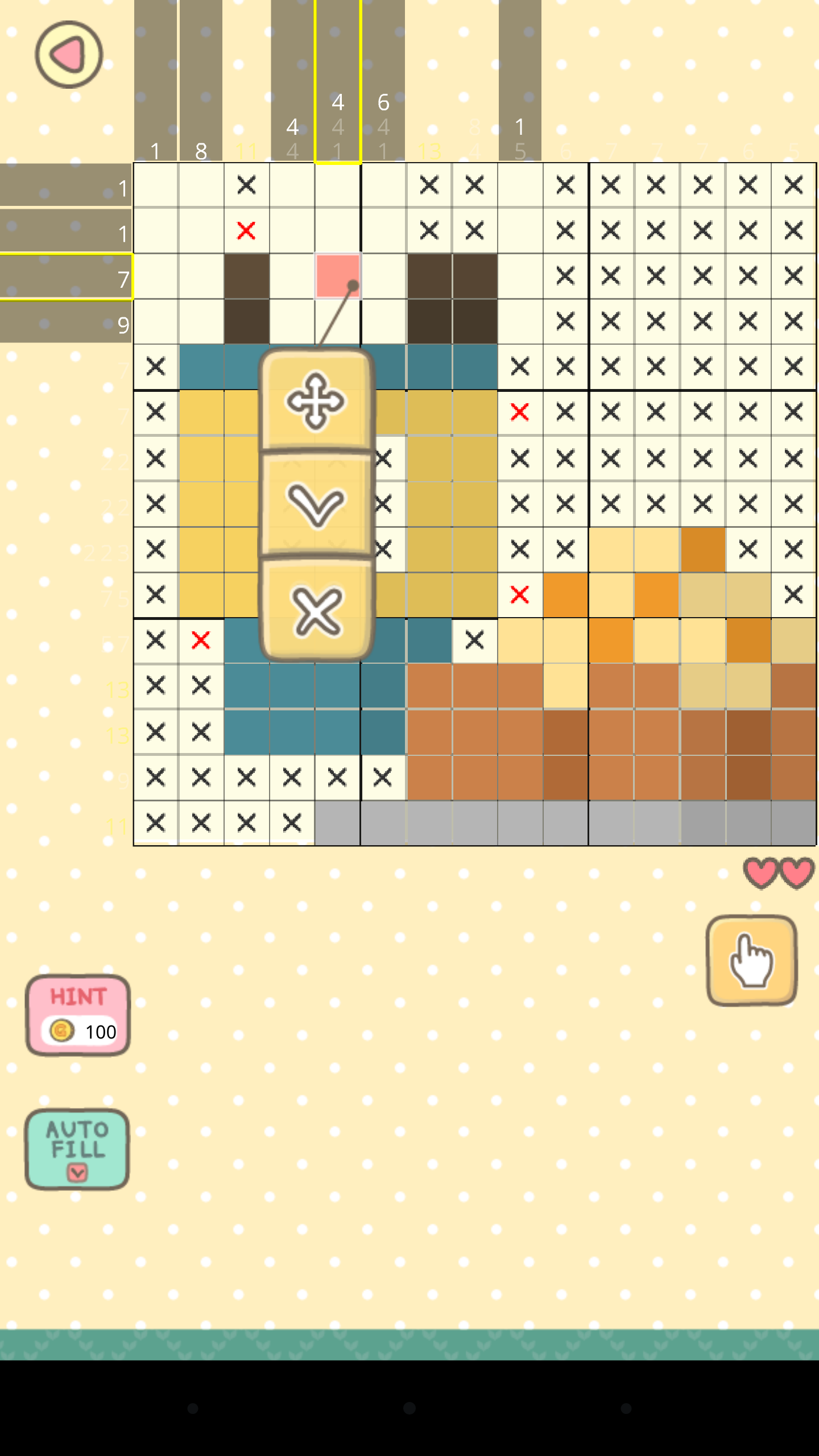 Скриншот игры Picross FairyMong - Nonograms