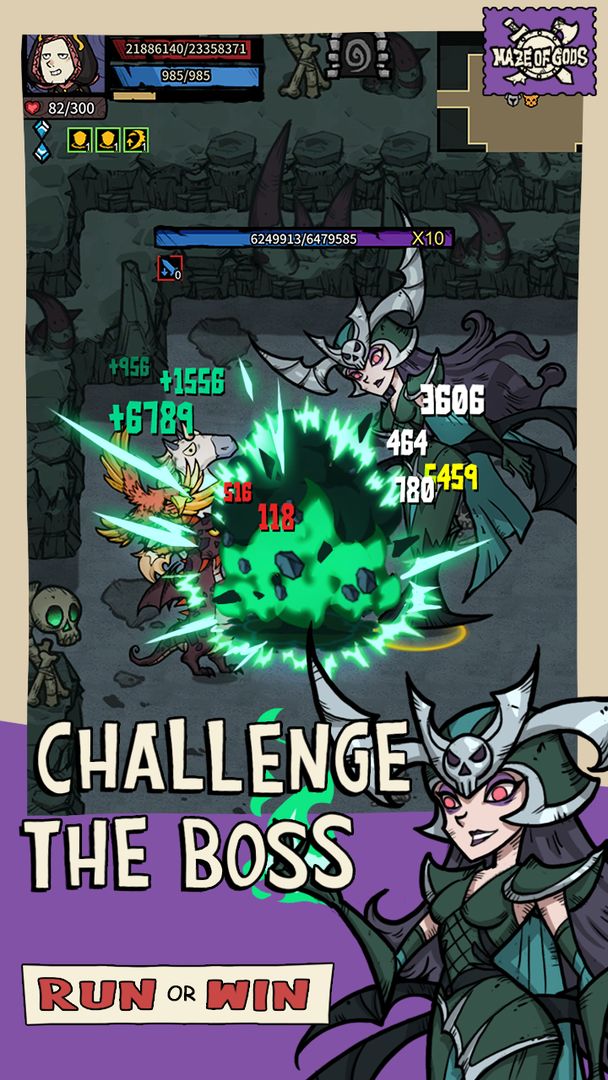 Maze of Gods screenshot game