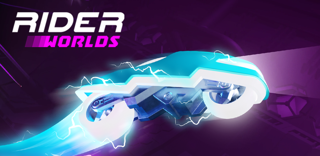 Banner of Rider Worlds - Neon Bike Races 