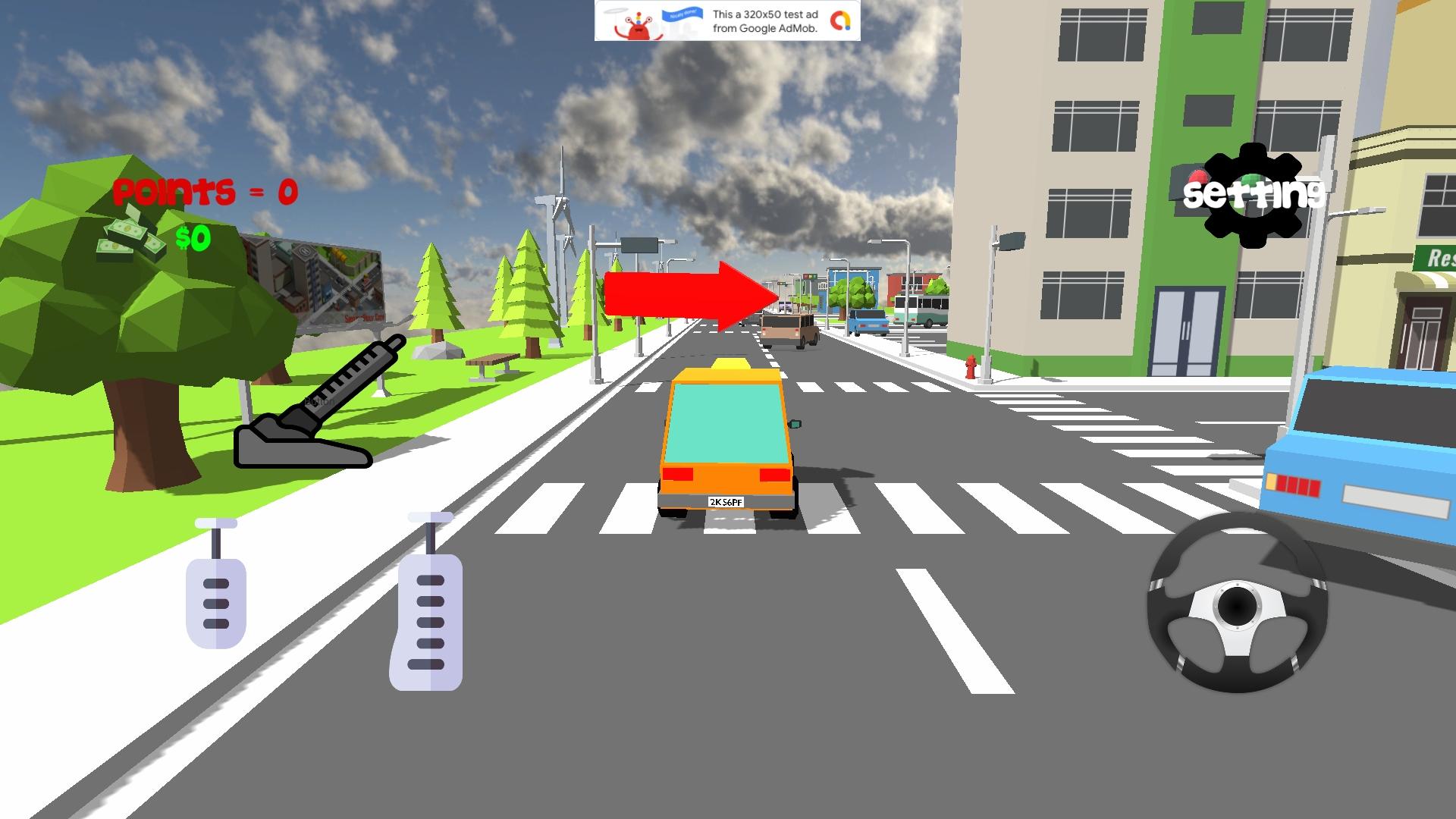 Screenshot of Crazy Taxi Sim