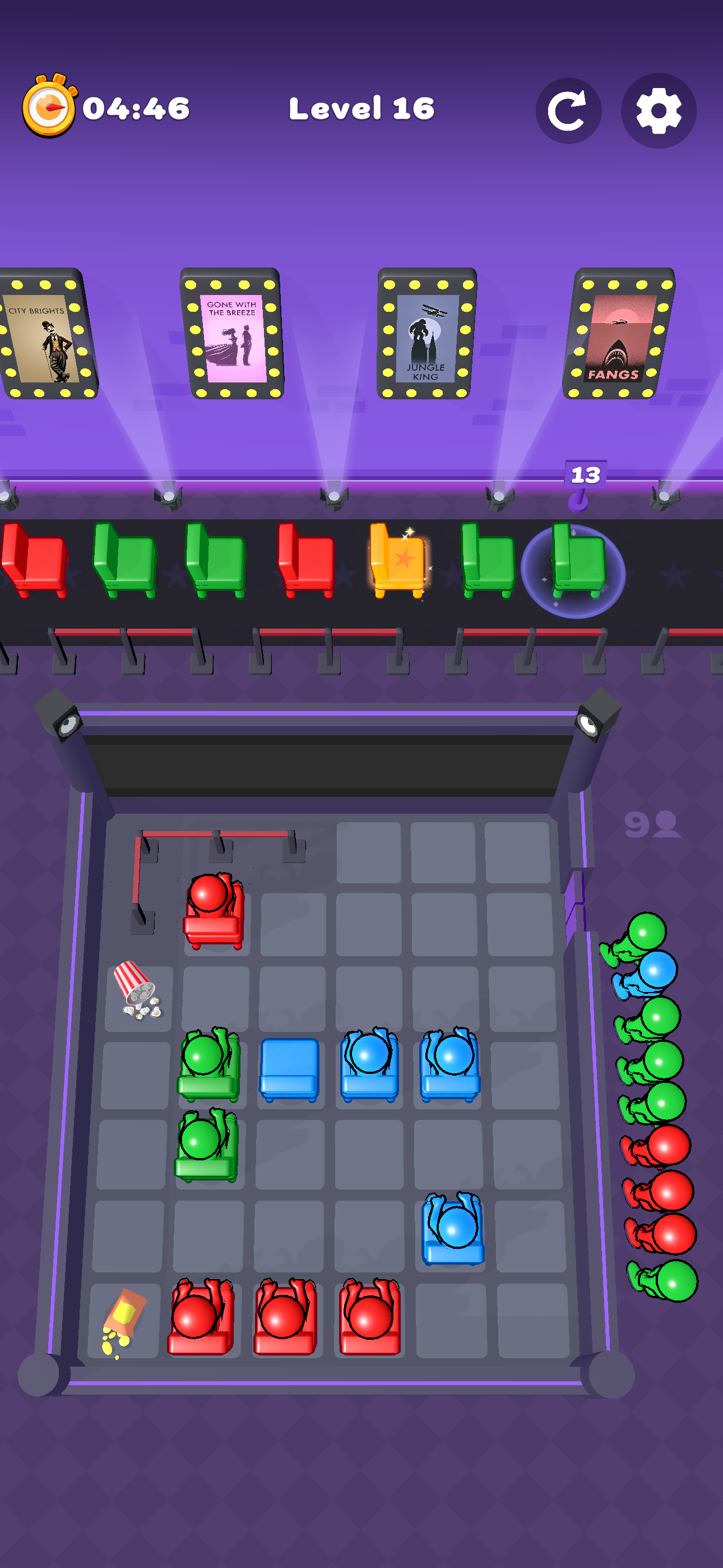 Seat Em All! Game Screenshot