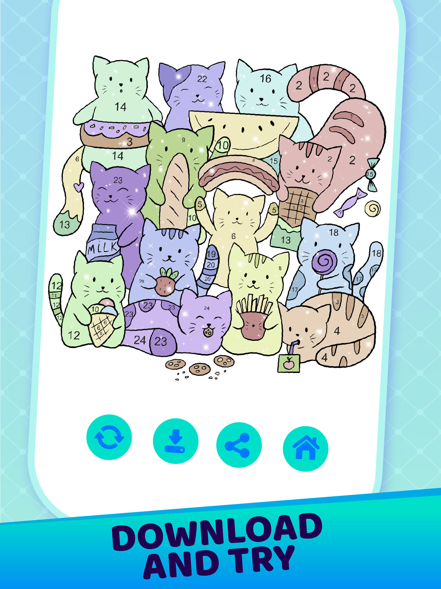 Screenshot 4 of Funny Doodle Coloring Book 2.2