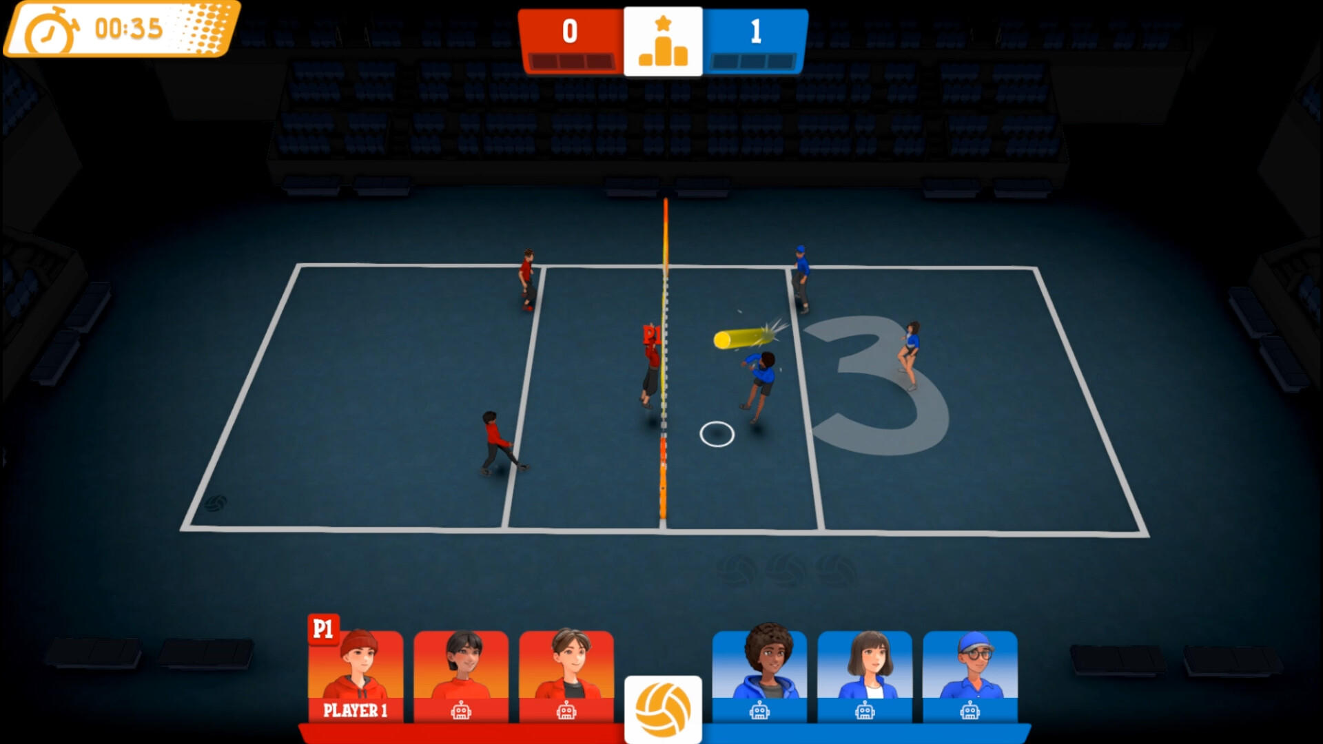 VolleySmash Game Screenshot
