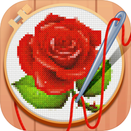 Cross-Stitch: Coloring Book
