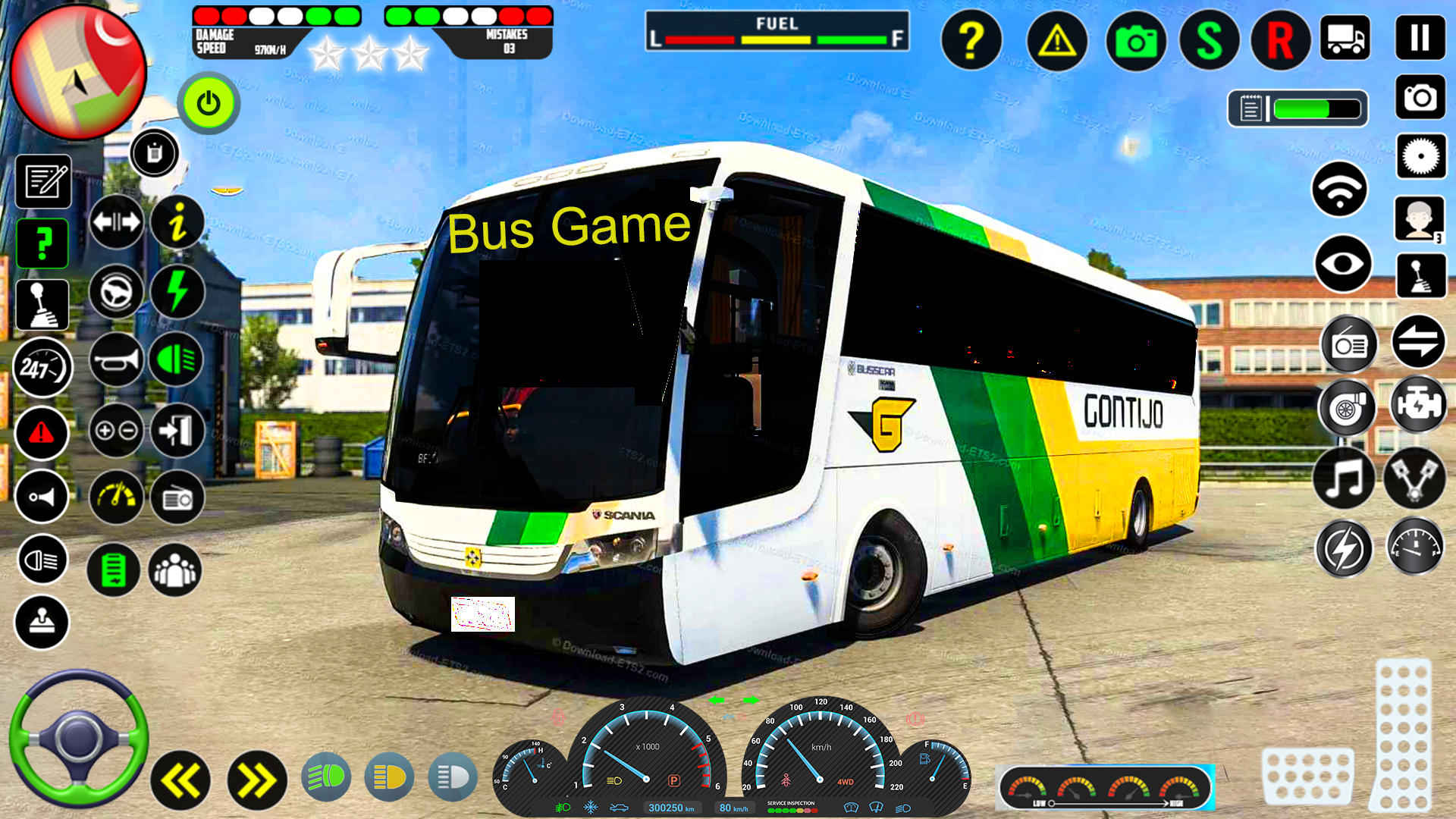 Скриншот игры Bus Games: Real Bus Driving