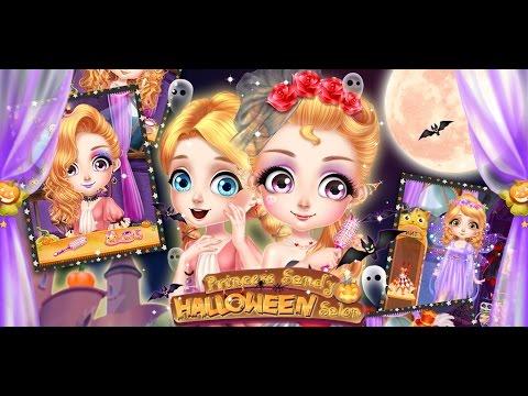 Screenshot dari video Princess Sandy:Halloween Salon