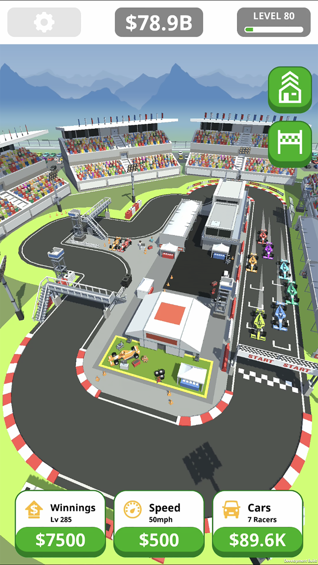 Idle Tap Racing: Tycoon Game Game Screenshot