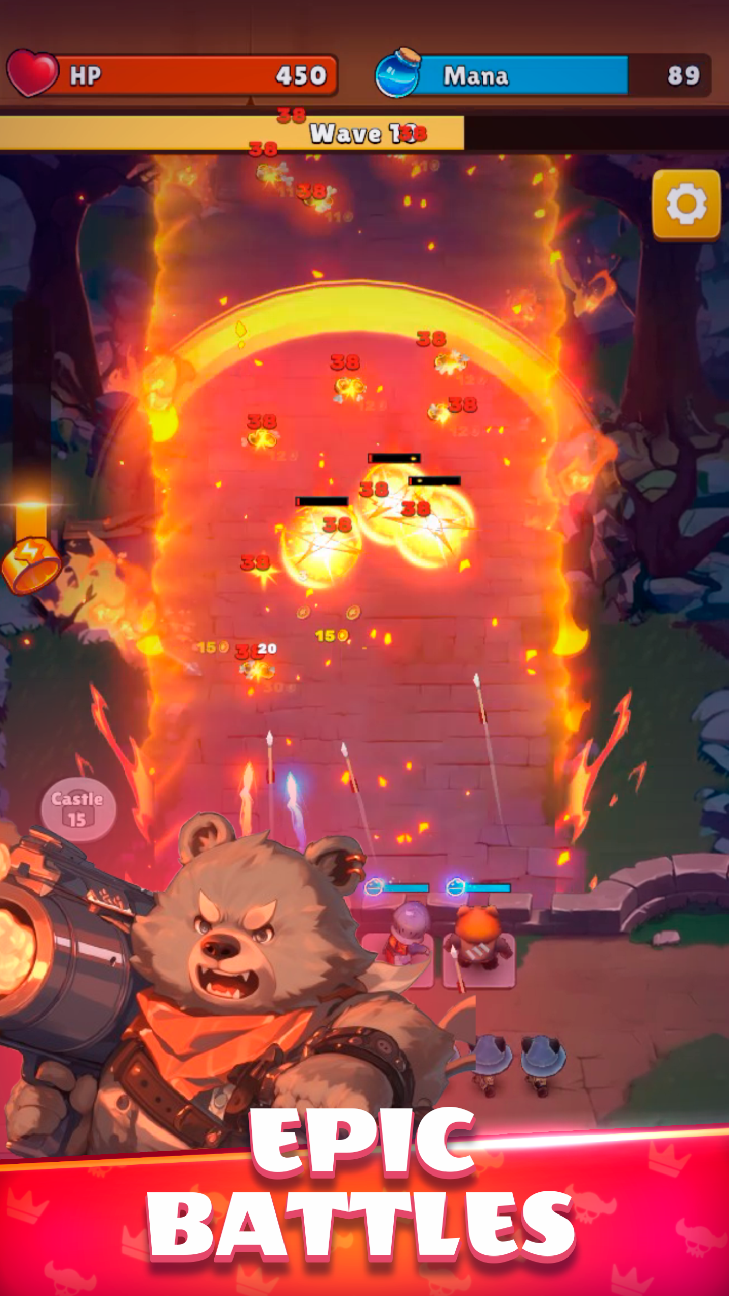 Bastion of heroes TD Game Screenshot