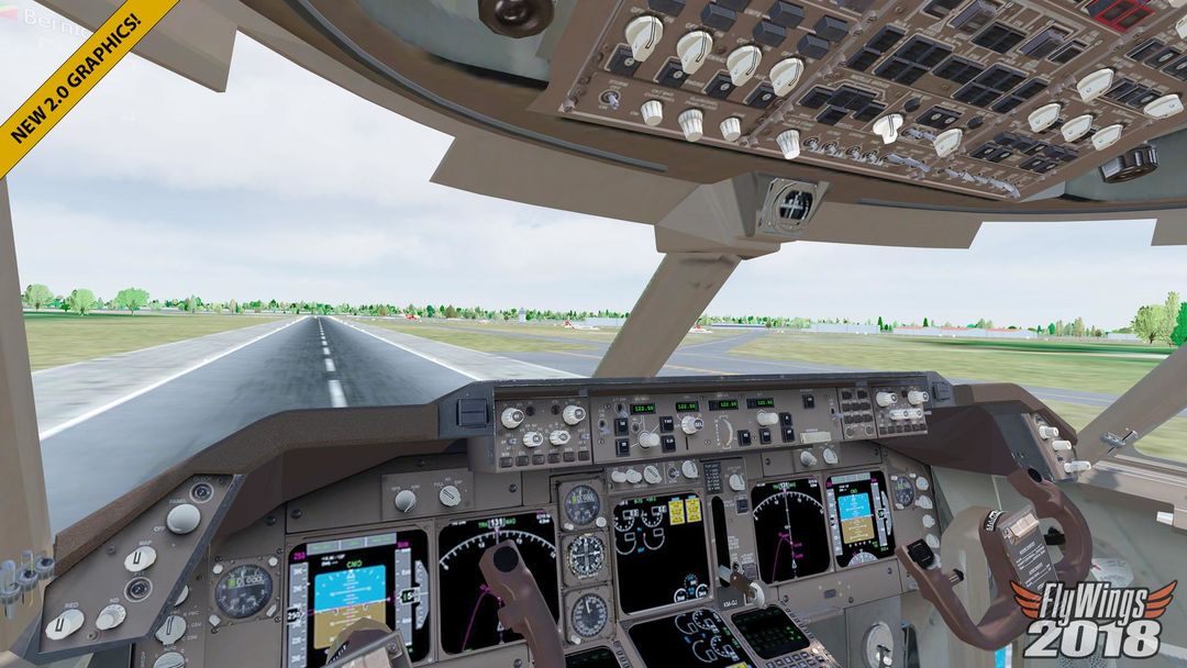 Flight Simulator 2018 FlyWings Free 게임 스크린 샷
