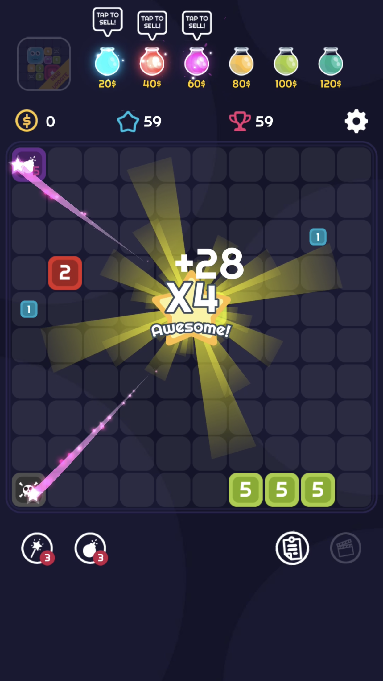 Line Puzzle Monster Game Screenshot