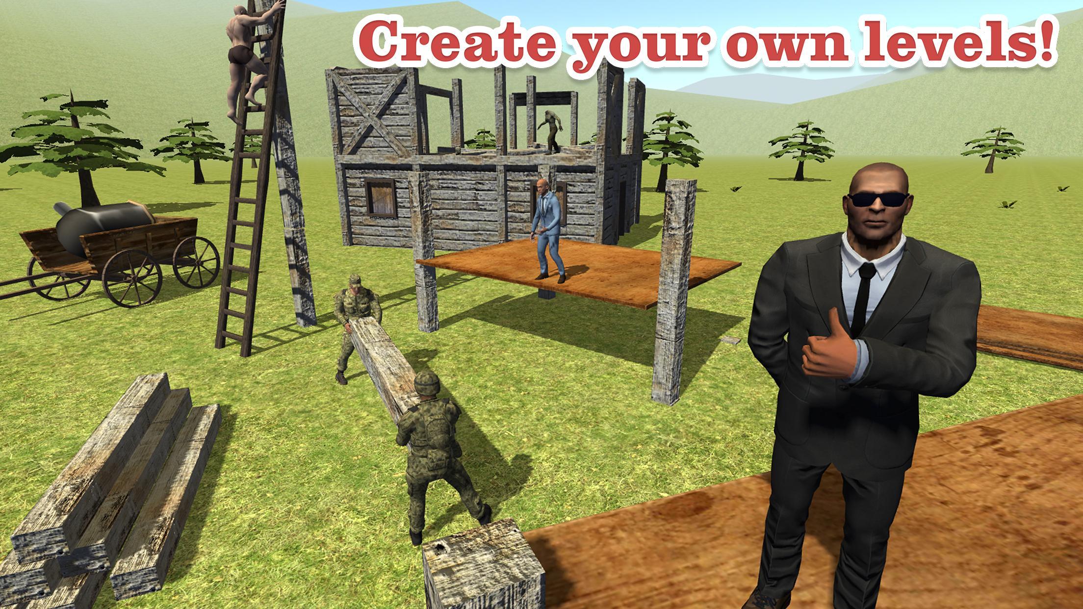 Guts and Wheels 3D Game Screenshot