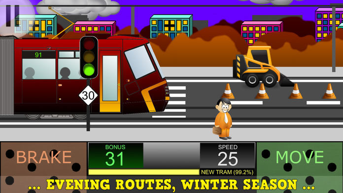 Tram Simulator 2D Premium - City Train Driver - Virtual Pocket Rail Driving Game screenshot game