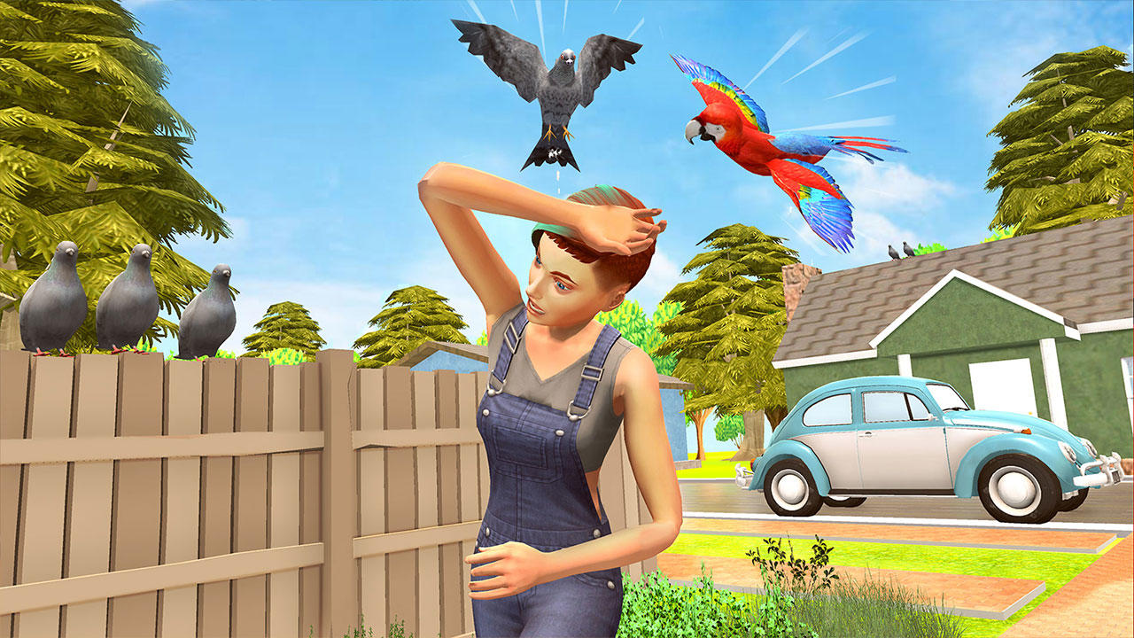 Screenshot 1 of Симулятор моего говорящего питомца ветеринарного попугая - Bird Lands 3D 1.0.0