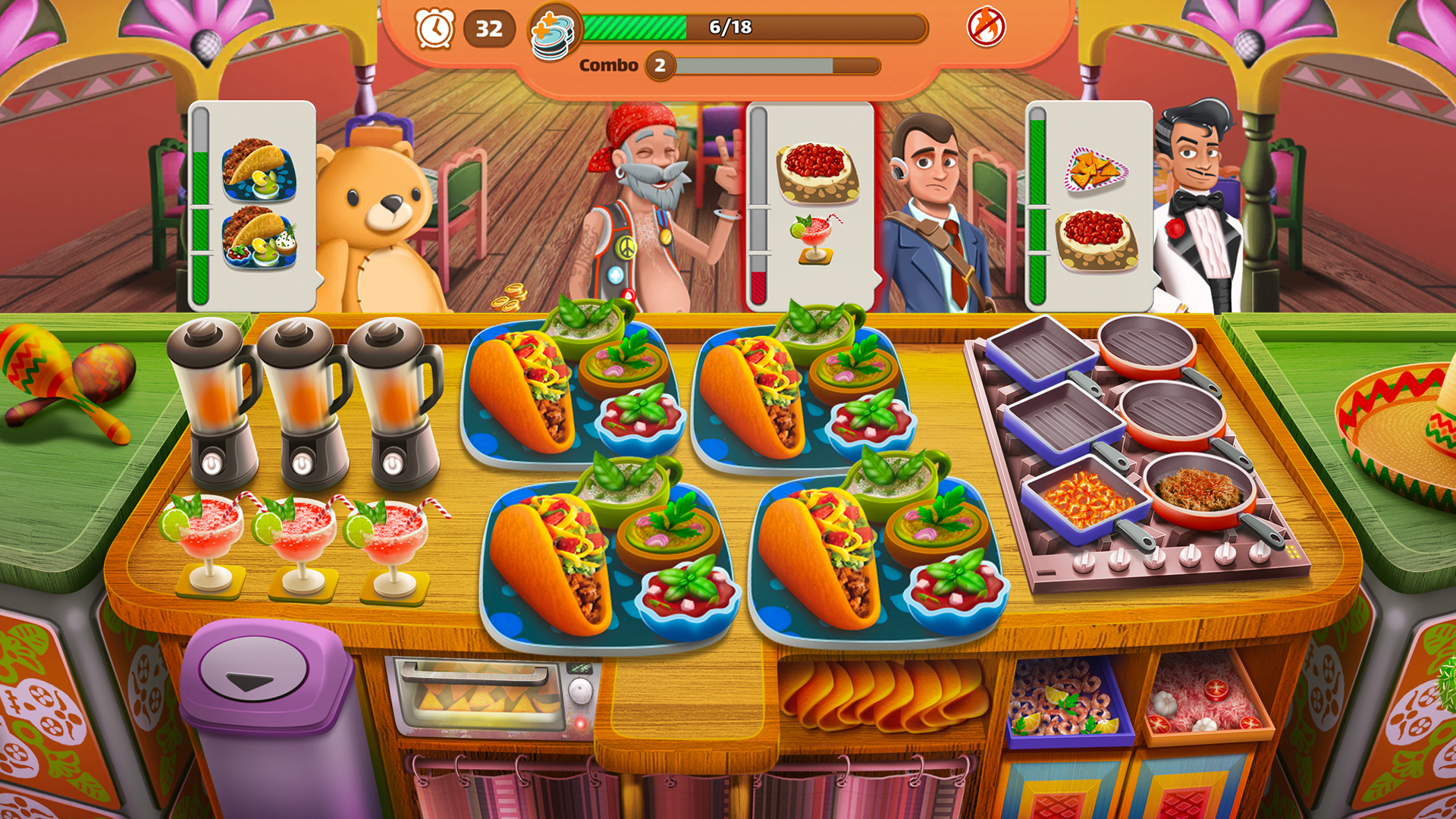 Screenshot of Chef's Dream: Restaurant World