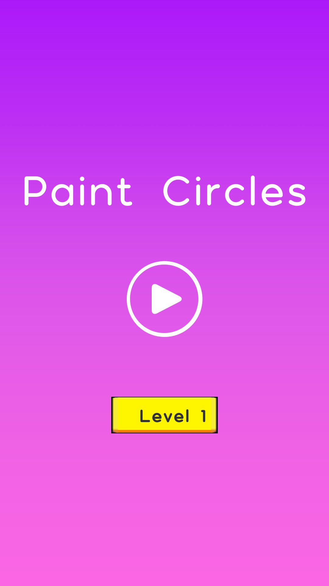 Paint Circles Game Screenshot