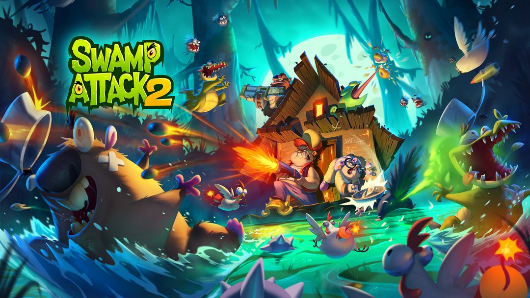 Swamp Attack 2 게임 스크린 샷