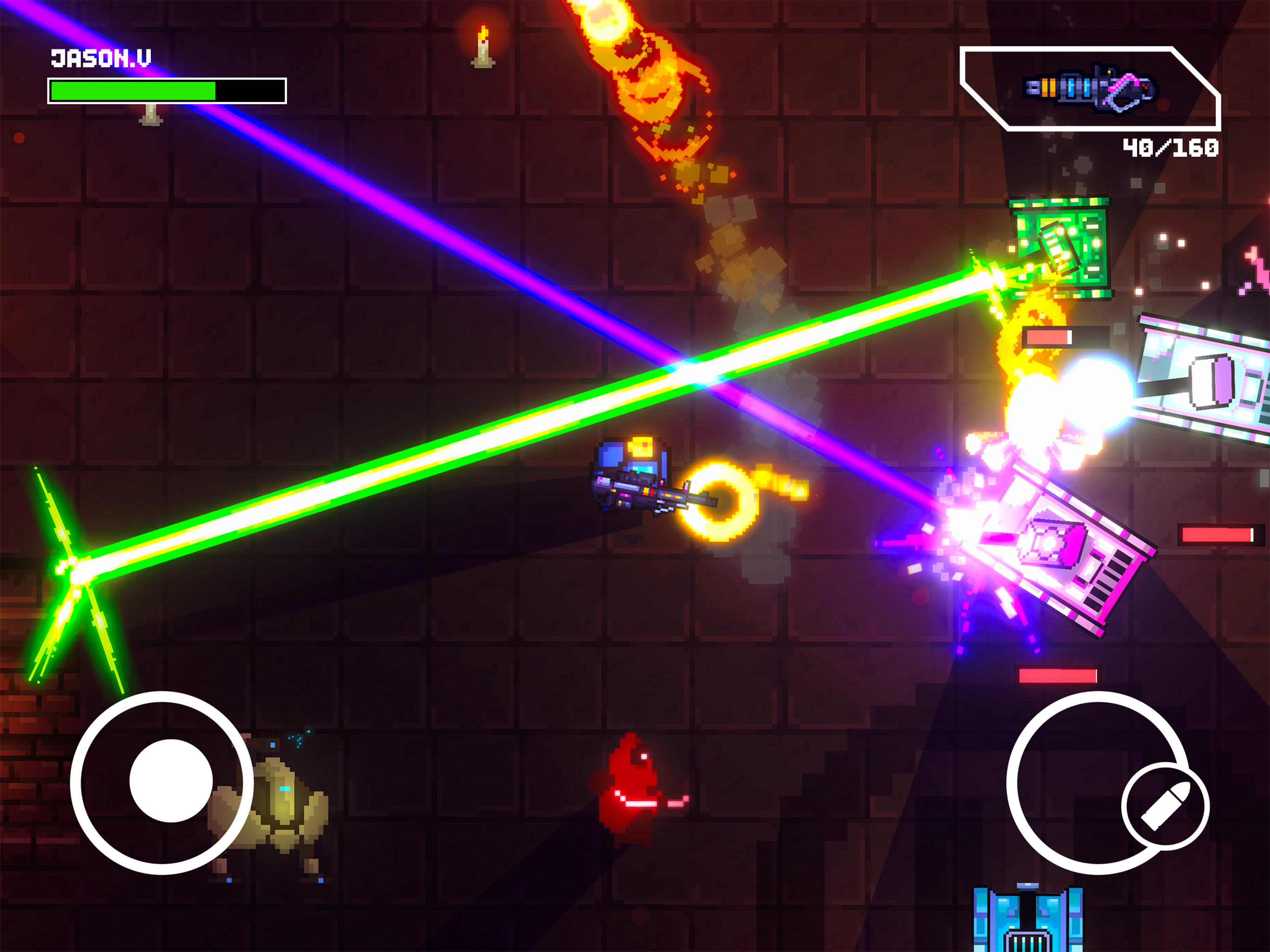 Laser Tanks: Pixel RPG Game Screenshot