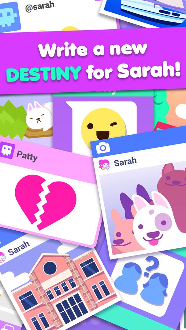Sarah's Secrets - Interactive Story Drama Game 게임 스크린 샷