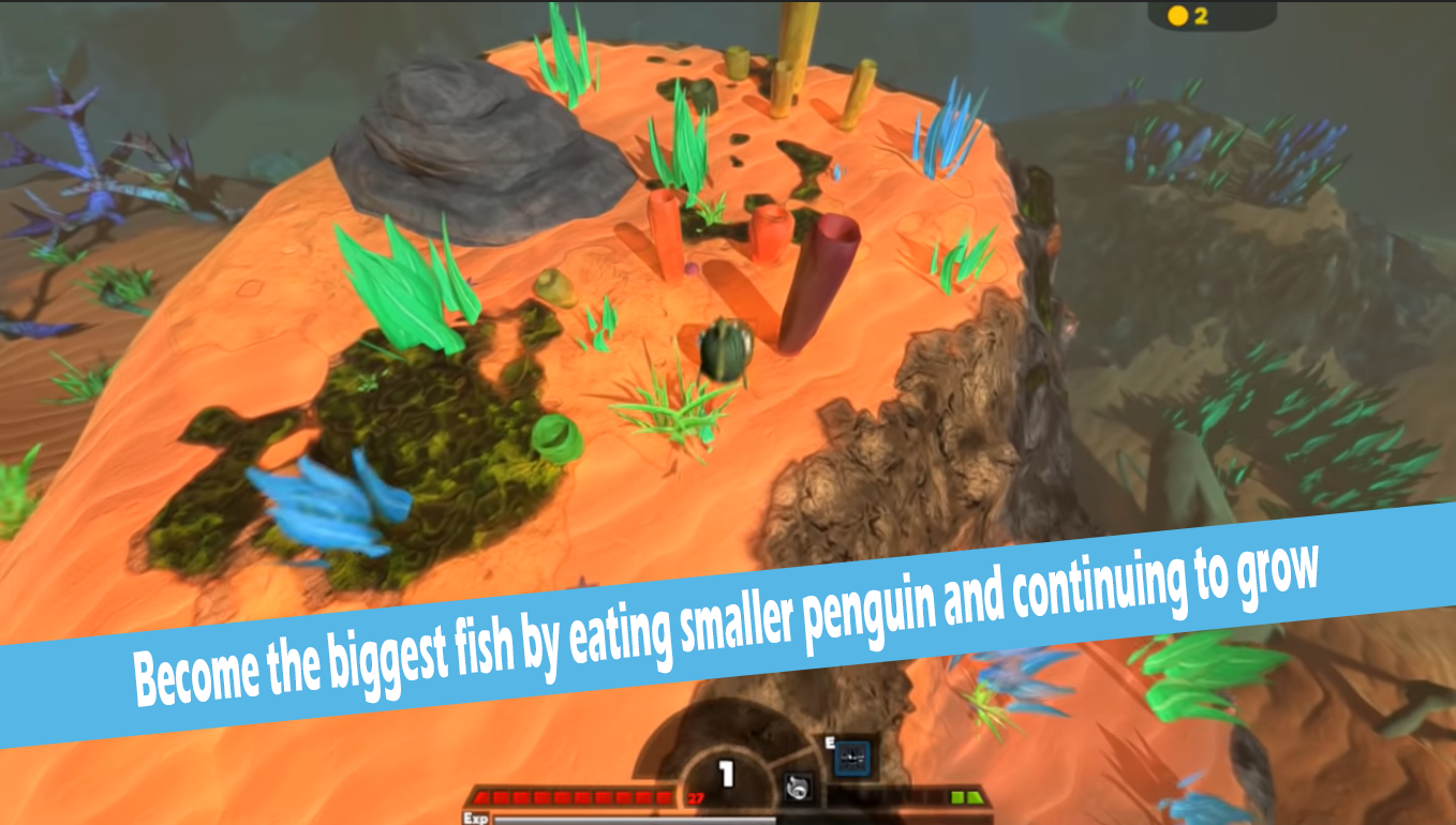Screenshot 1 of फ़ीड और लड़ाई - असली खेल मछली उगाओ 