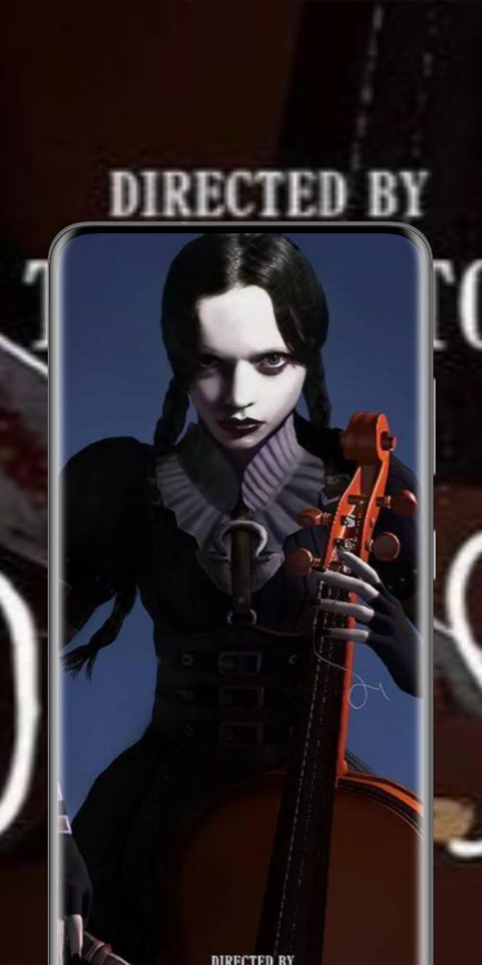 Cuplikan Layar Game Trivia Wednesday Addams