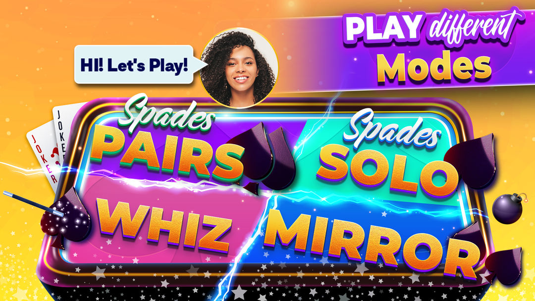 Spades ♠️ Free Spades online plus real multiplayer遊戲截圖