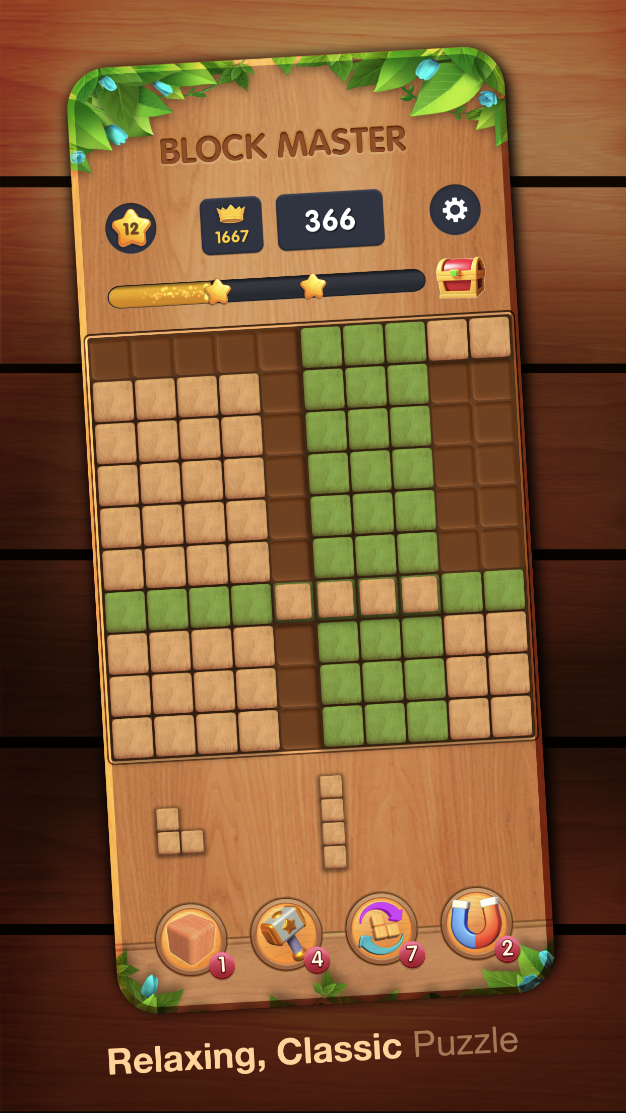 Block Master: Calm Mind Puzzle ゲームのスクリーンショット