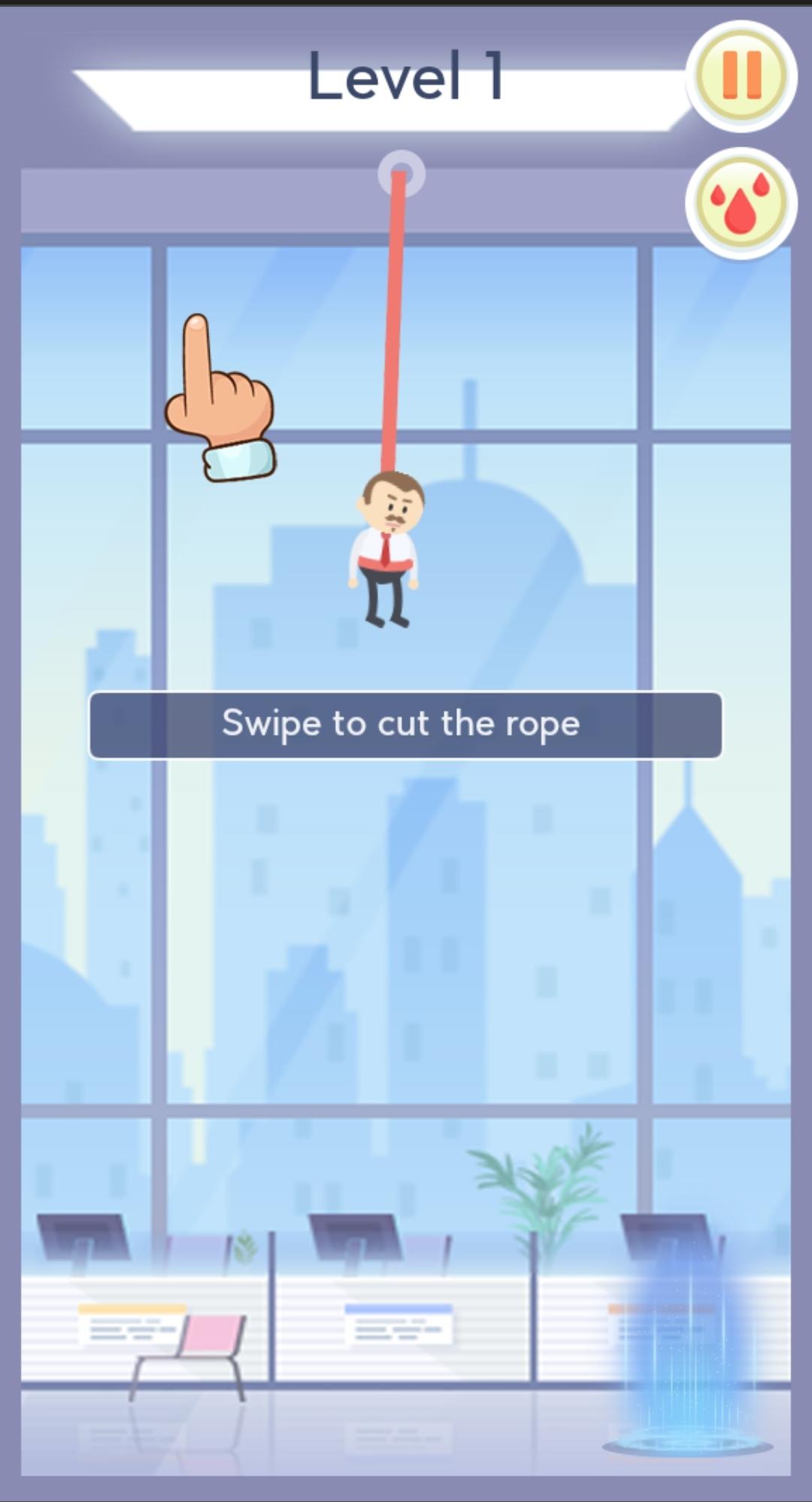 Rescue Boss Cut Rope 게임 스크린샷
