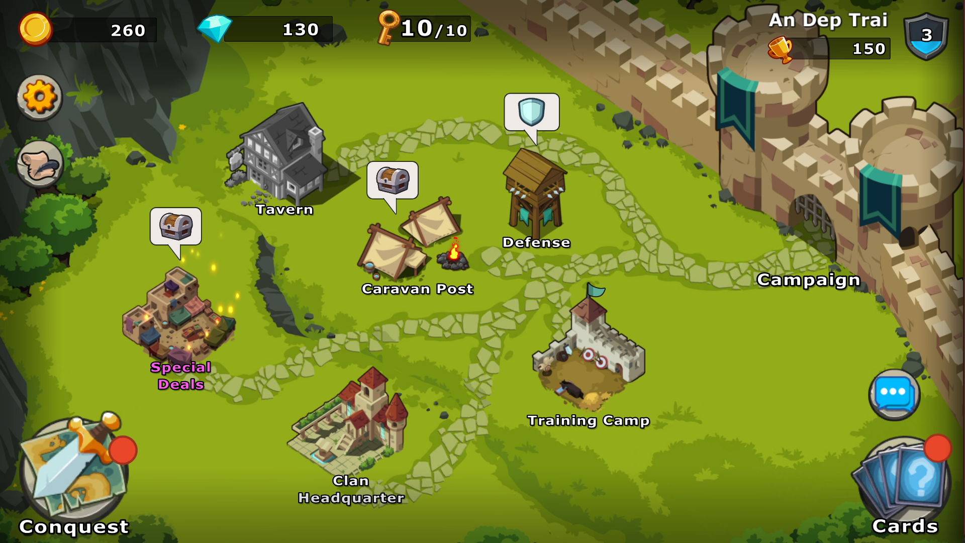 Knights and Glory - Battle Game Screenshot