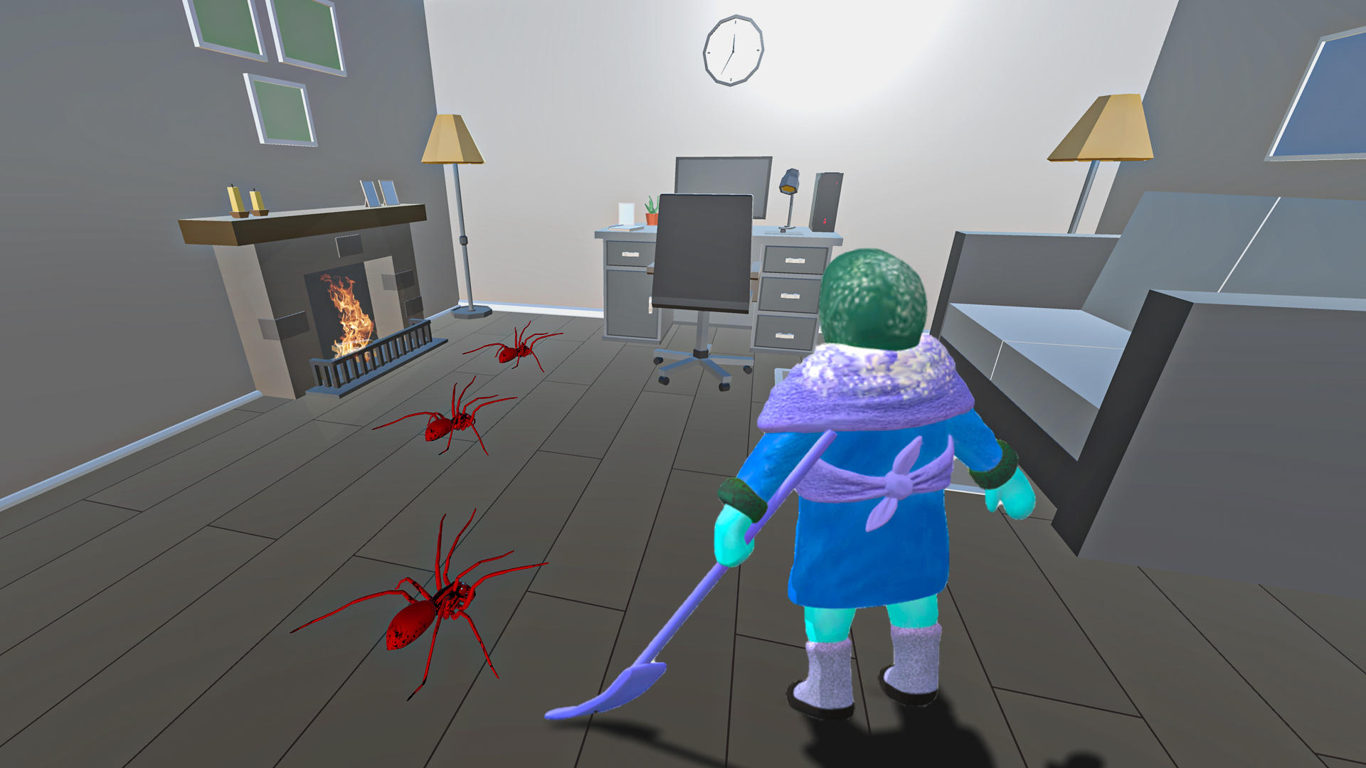 Screenshot of Kill It With Spider Fire Games