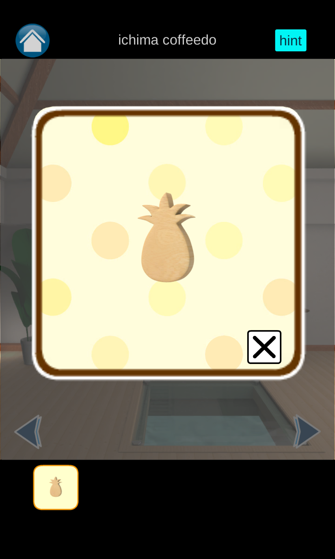 Escape Game Tropical Room Game Screenshot