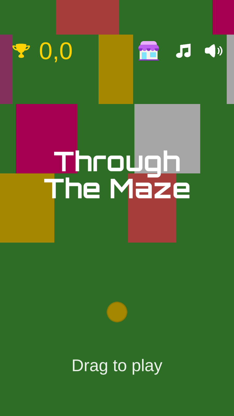 Through The Maze Game Screenshot