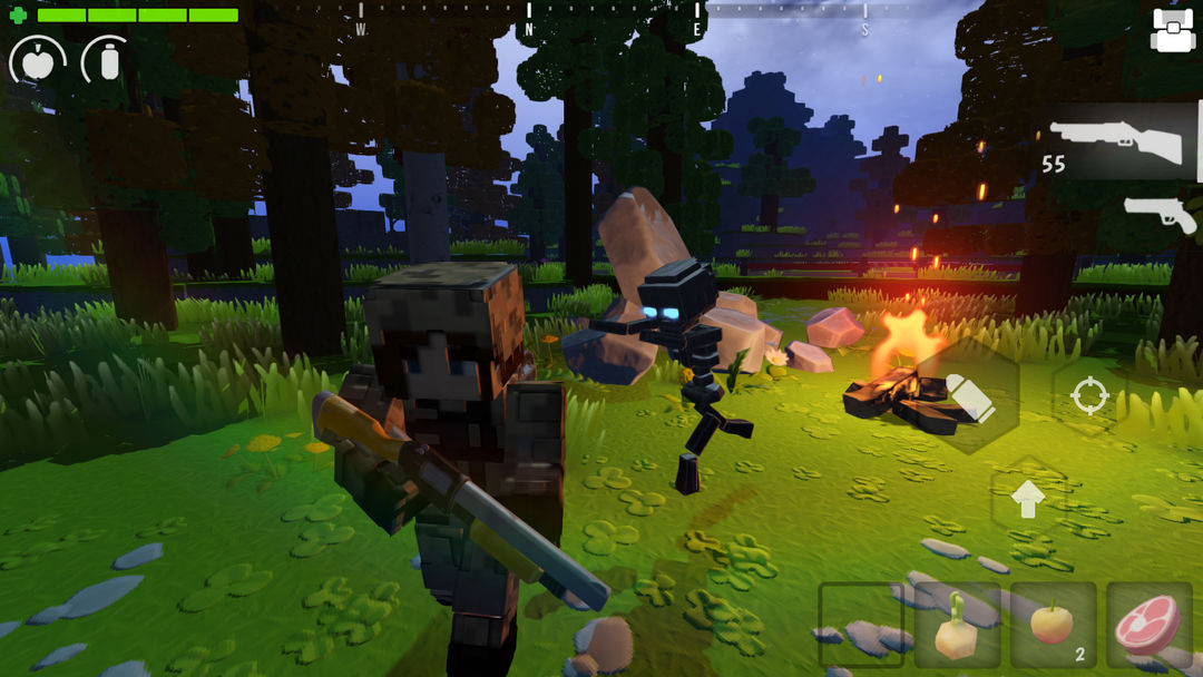 Huntercraft: Zombie Survival screenshot game