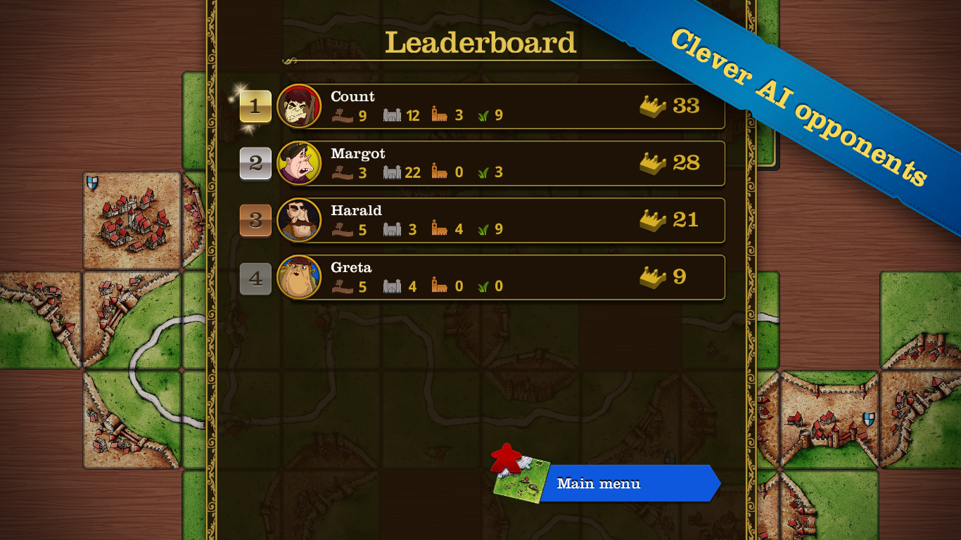 Carcassonne screenshot game