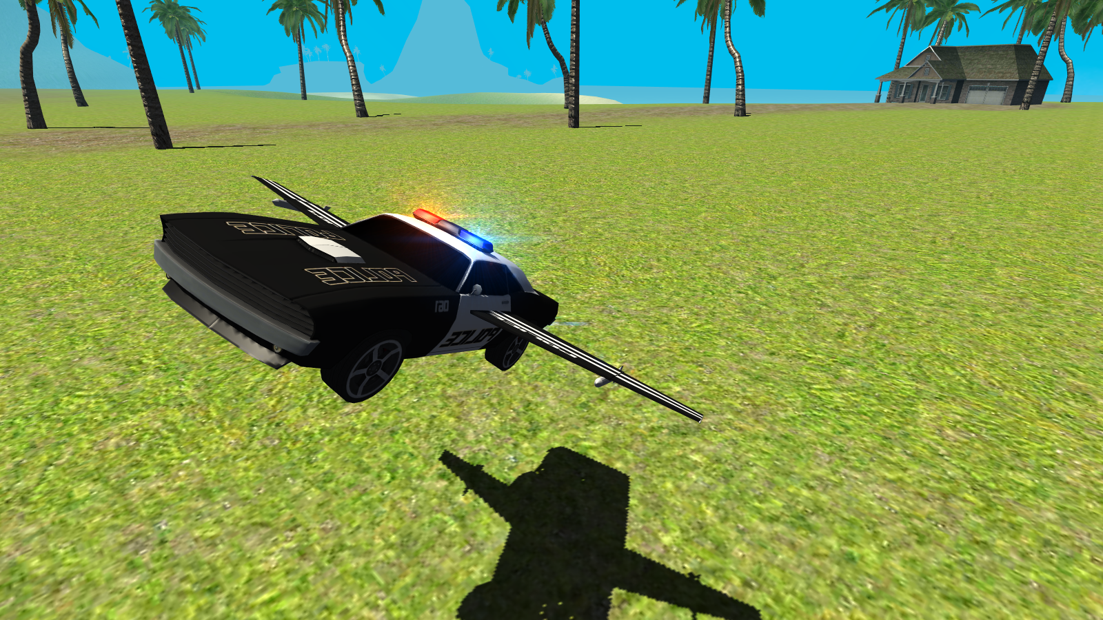 Flying Car Free: Police Chase 게임 스크린샷