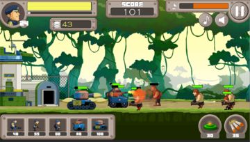 Tank War TD Game Screenshot