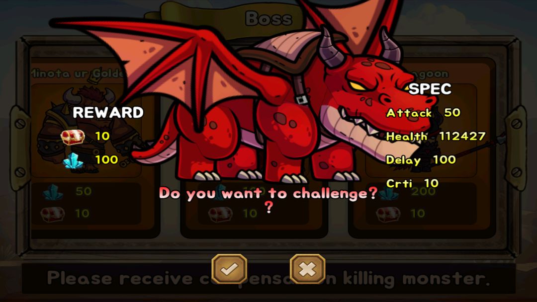 Dragon slayer screenshot game