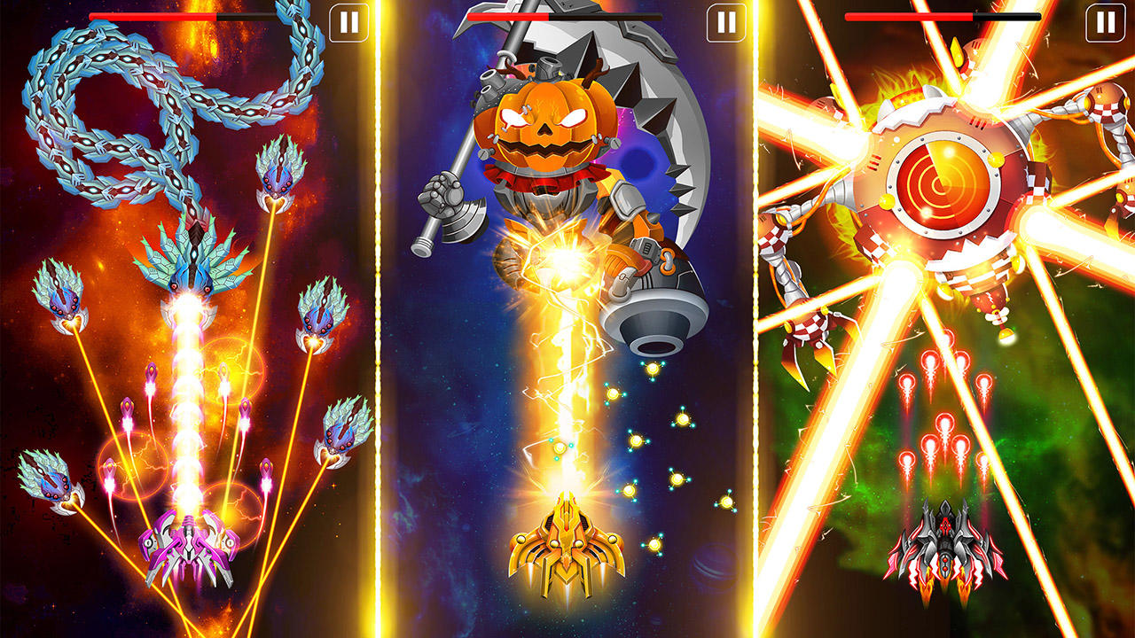 スペースシューター: レトロ シューティングゲーム ゲームのスクリーンショット