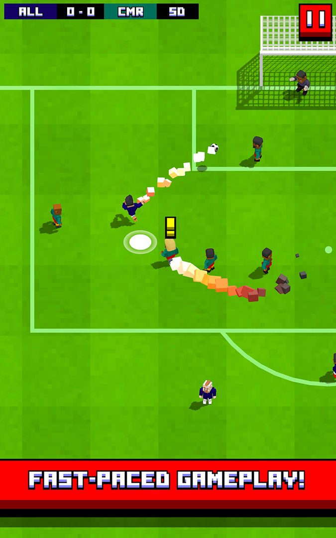 Retro Soccer 게임 스크린 샷