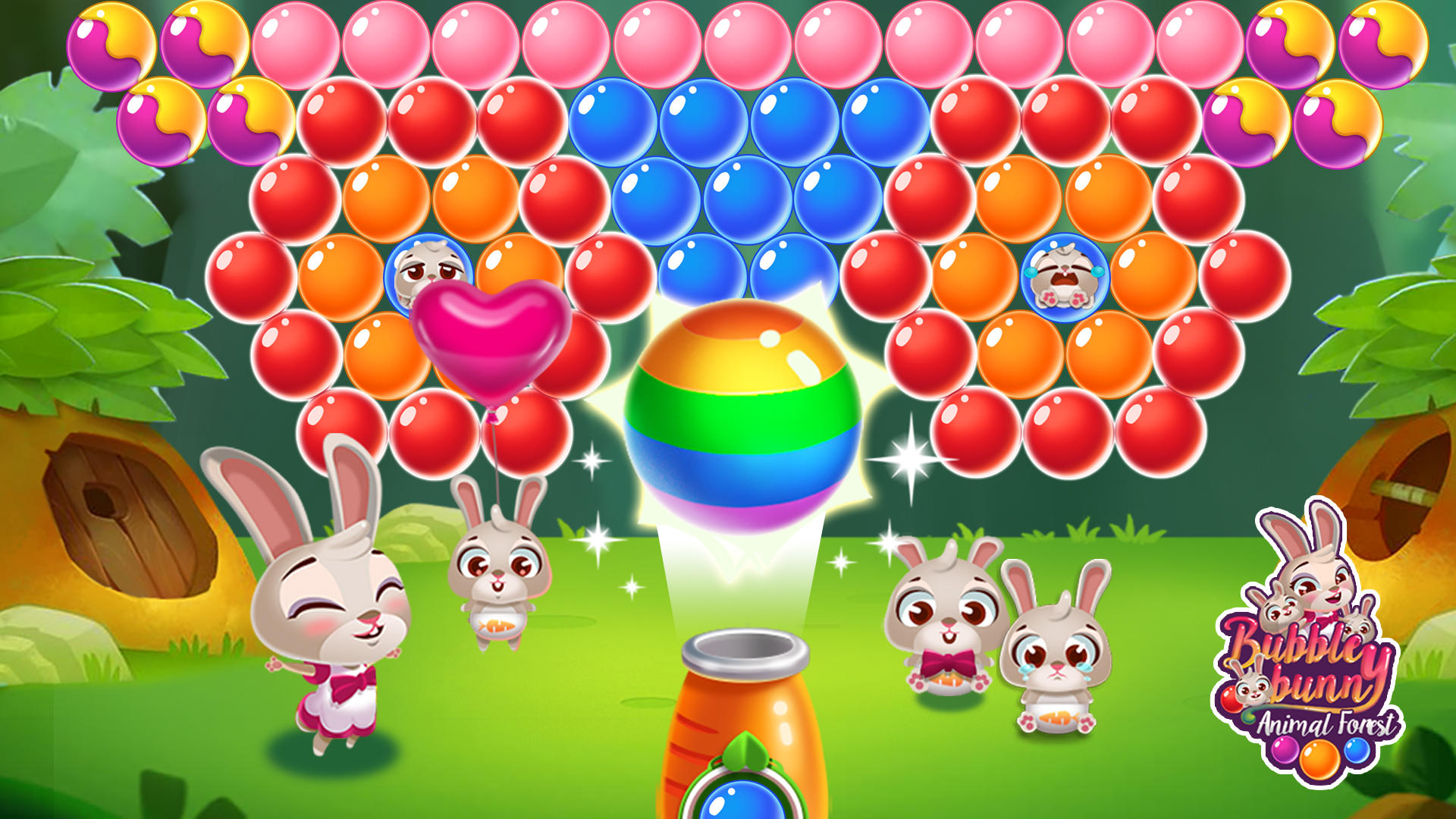 Banner of game bắn bong bóng thỏ: rừng động vật 1.0.10