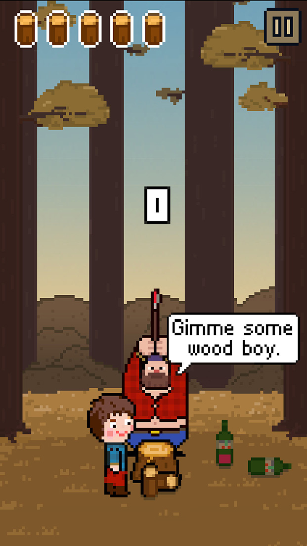 Chopping Wood Simulator Game Screenshot