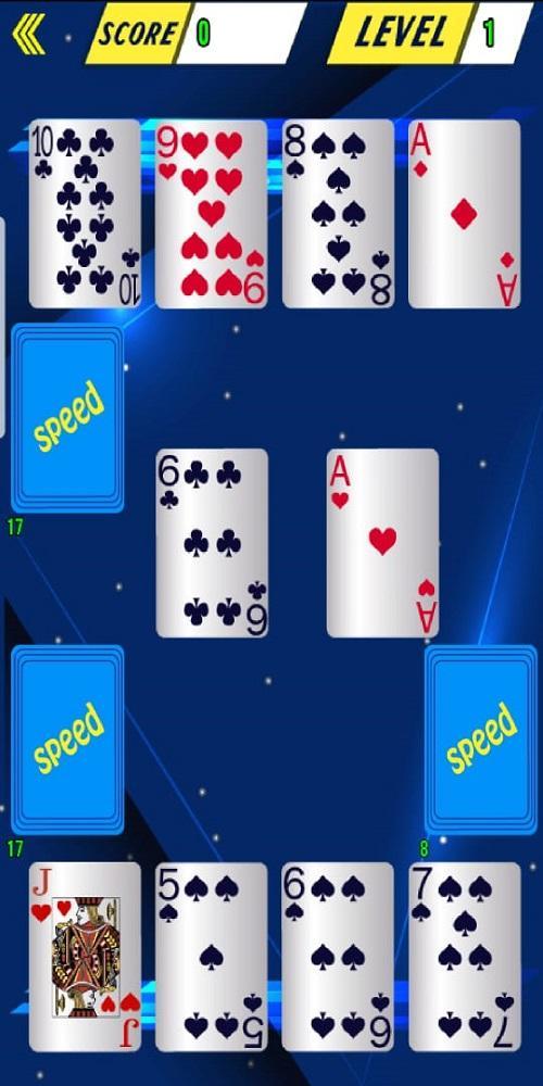 Screenshot of Speed Card Game (Spit Slam)