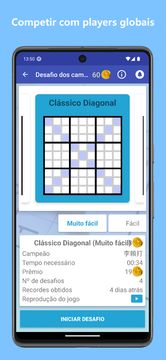 Captura de Tela do Jogo Sudoku - Quebra-cabeça