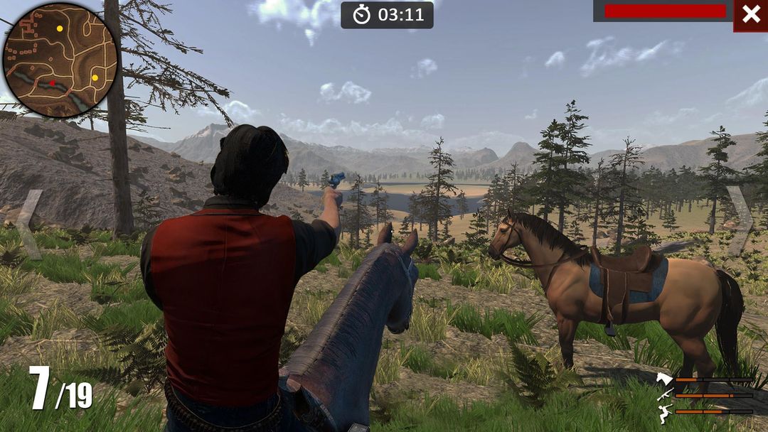 Screenshot of Cowboy War